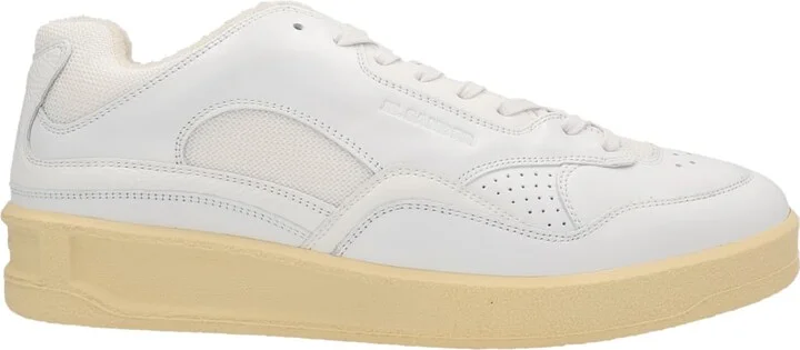 Logo Leather Sneakers