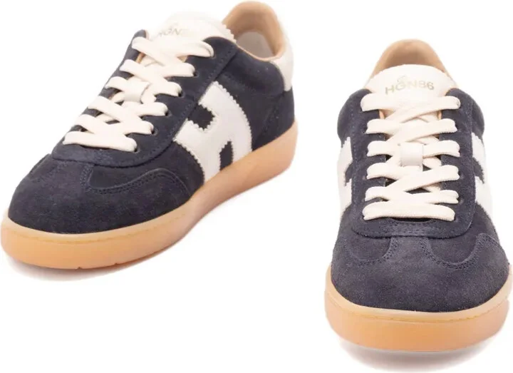 Logo Leather Trainers - Image 3