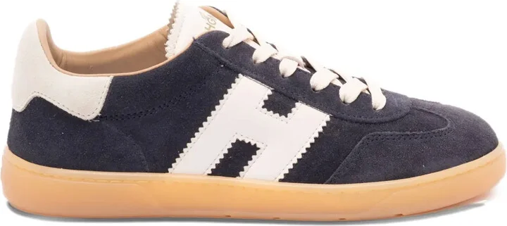 Logo Leather Trainers