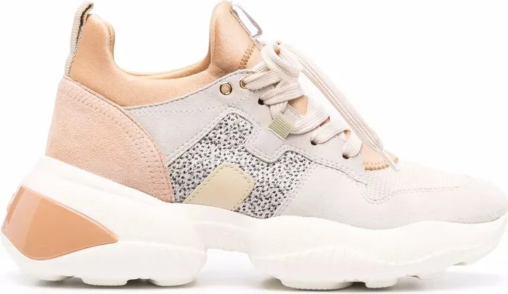 Logo Leather Trainers