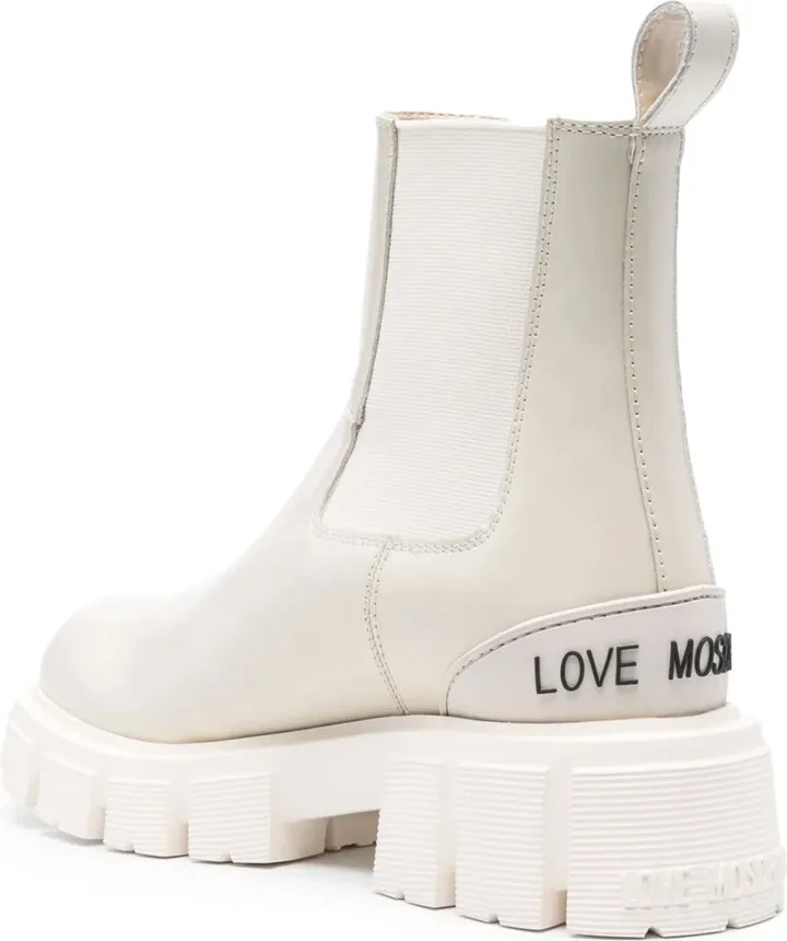 Logo-Lettering Ankle Boots - Image 3