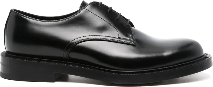 Logo-Lettering Derby Shoes