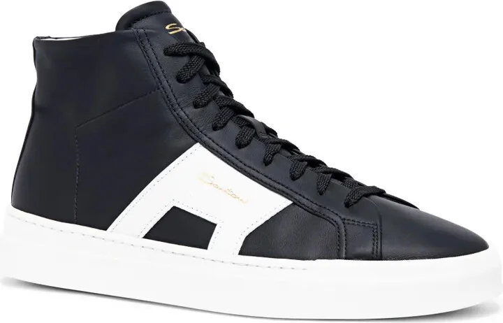 Logo-Lettering High-Top Sneakers - Image 2