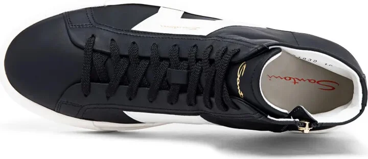 Logo-Lettering High-Top Sneakers - Image 3