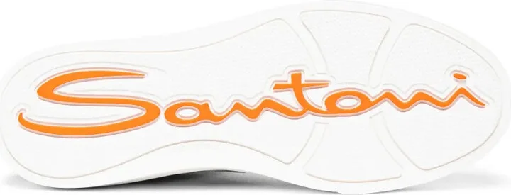Logo-Lettering High-Top Sneakers - Image 4