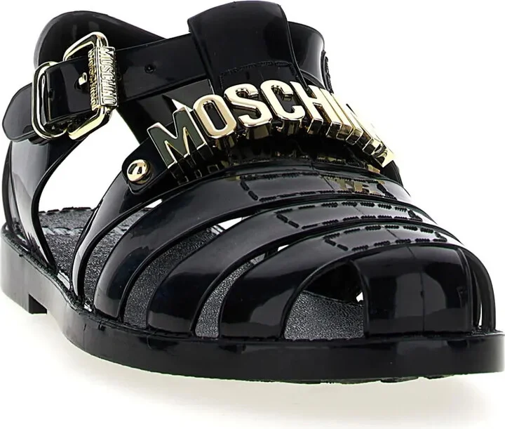 Logo-Lettering Jelly Sandals - Image 2