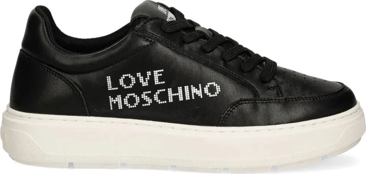 Logo Lettering Lace-Up Trainers