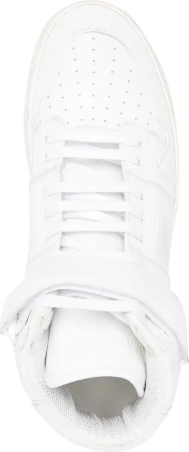 Logo-Lettering Leather Sneakers - Image 4
