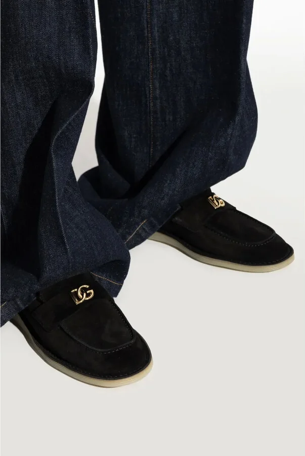 Logo-Lettering Loafers - Image 2