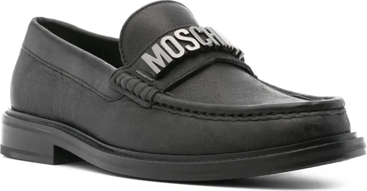 Logo-Lettering Loafers - Image 2