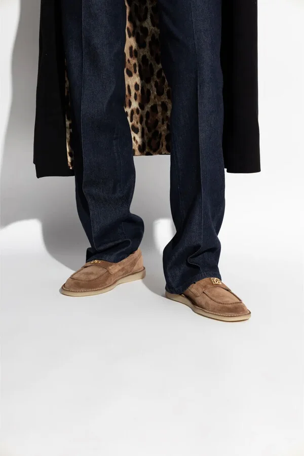 Logo-Lettering Loafers - Image 2