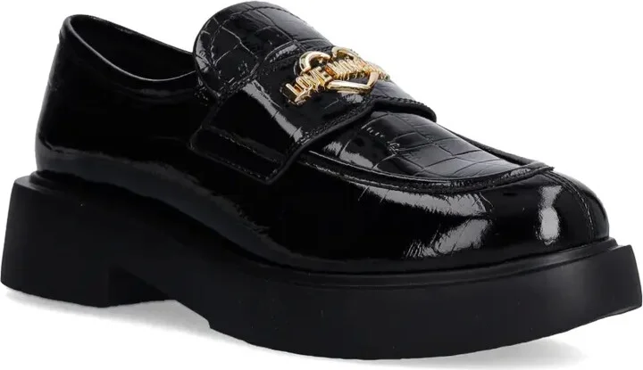 Logo-Lettering Loafers - Image 2