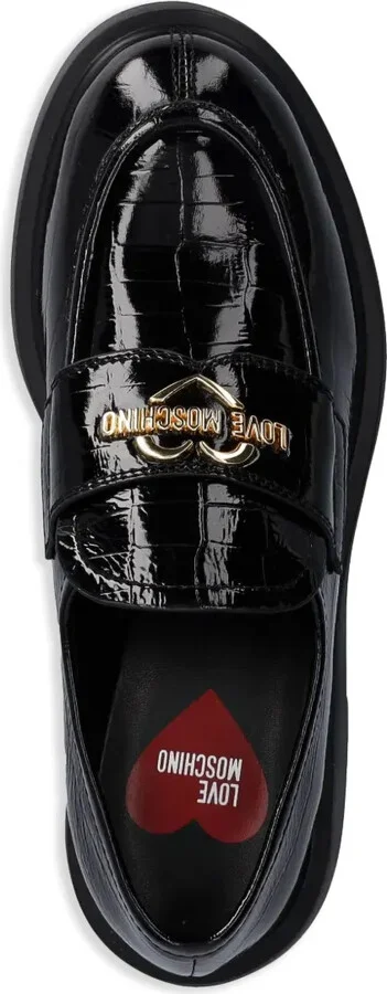 Logo-Lettering Loafers - Image 4