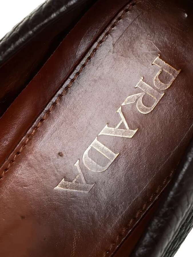 Logo-Lettering Loafers - Image 5