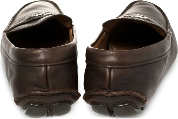Logo-Lettering Loafers - Image 3
