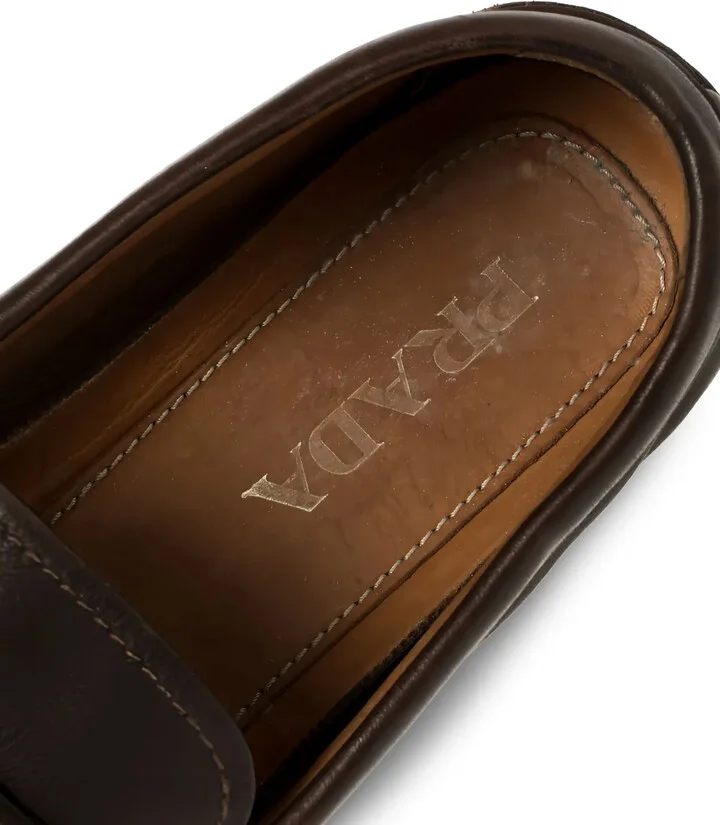Logo-Lettering Loafers - Image 5