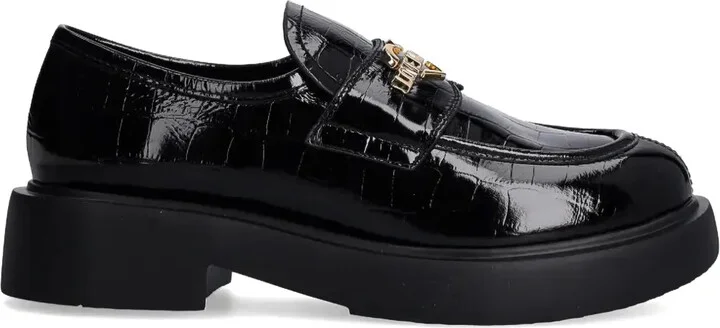 Logo-Lettering Loafers