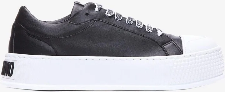 Logo Lettering Low-Top Sneakers