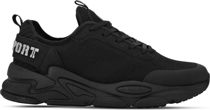 Logo-Lettering Mesh Sneakers