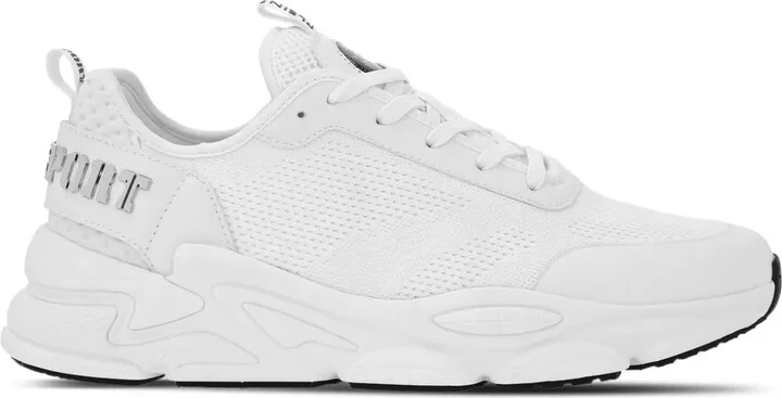 Logo-Lettering Mesh Sneakers