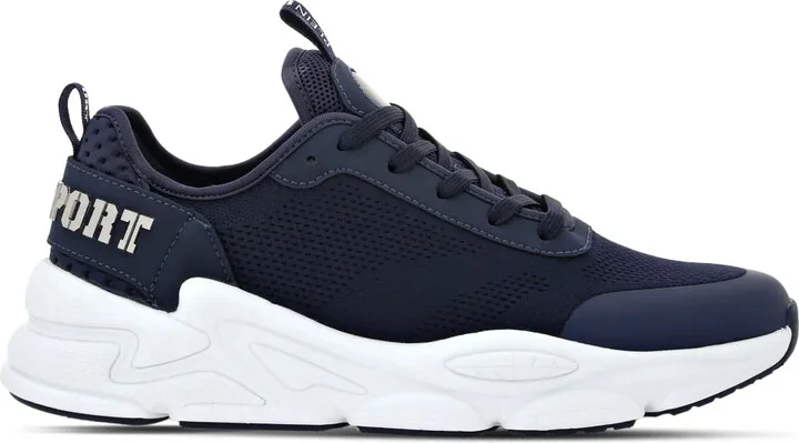 Logo-Lettering Mesh Sneakers
