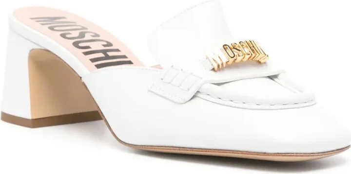 Logo-Lettering Mules - Image 2
