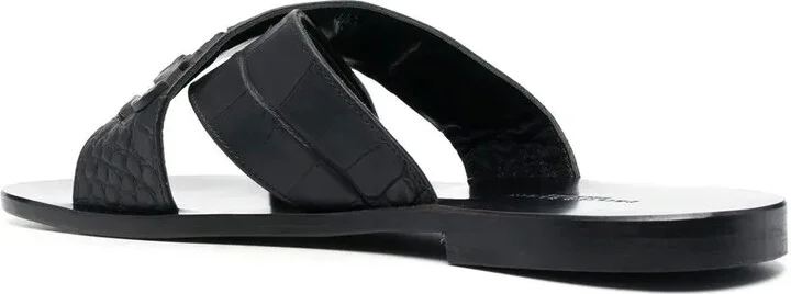Logo-Lettering Open Toe Sandals - Image 3