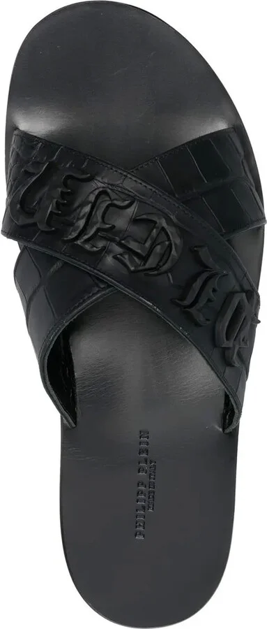 Logo-Lettering Open Toe Sandals - Image 4