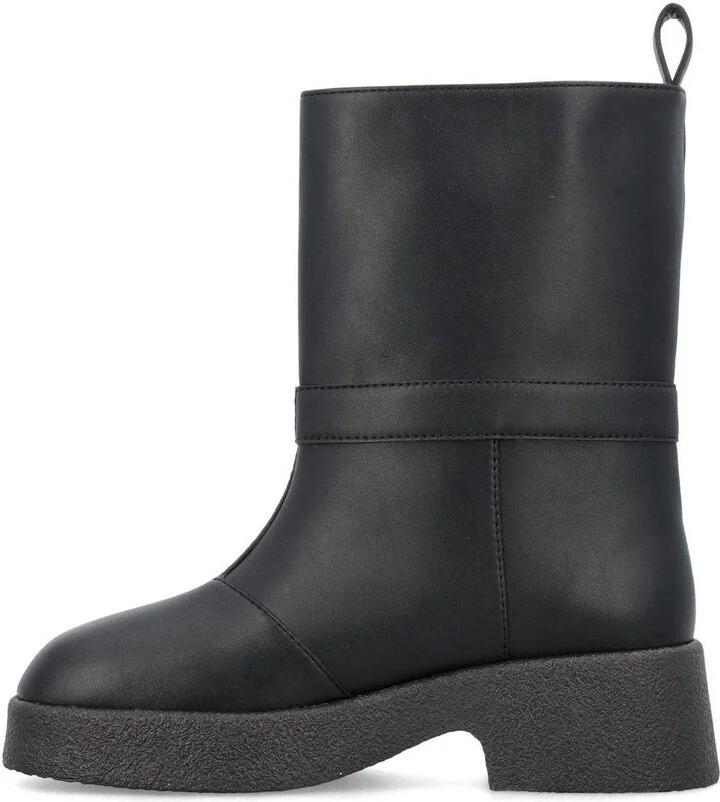 Logo Lettering Pull-on Ankle Boots - Image 2