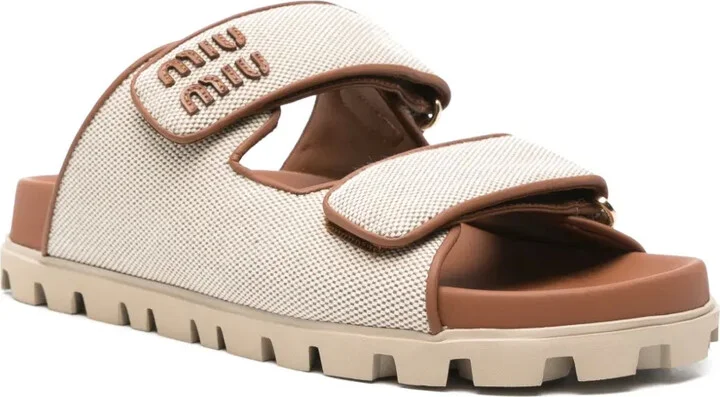 Logo-Lettering Sandals - Image 2