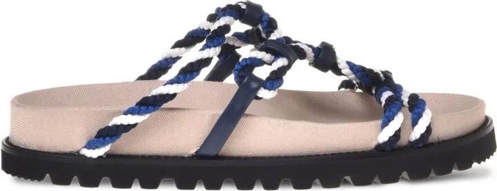 Logo-Lettering Sandals