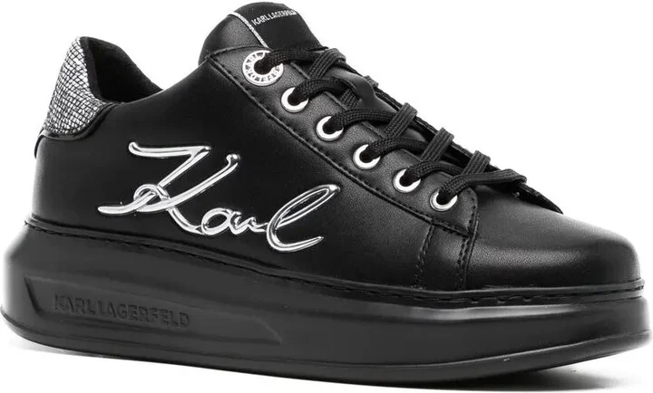 Logo-lettering sneakers - Image 2