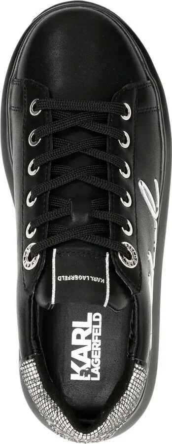 Logo-lettering sneakers - Image 4