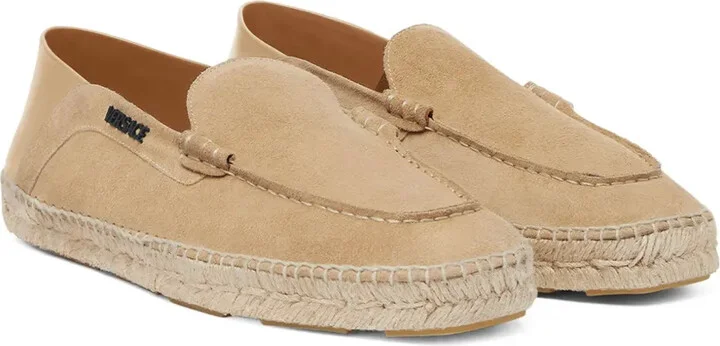 Logo-Lettering Suede Espadrilles - Image 2