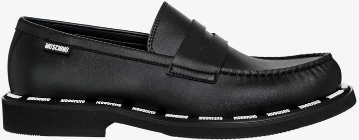 Logo Loafers in Vegan Leather