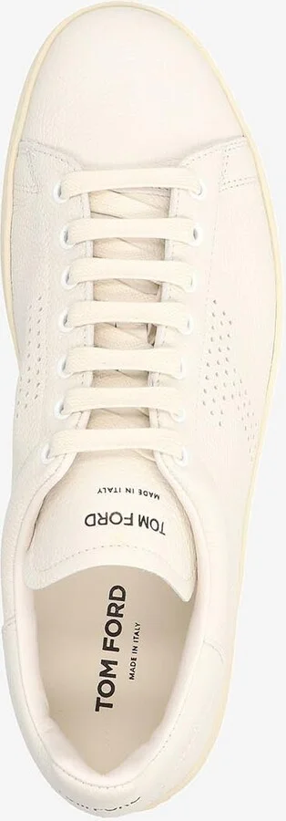 Logo Low-Top Leather Sneakers - Image 2