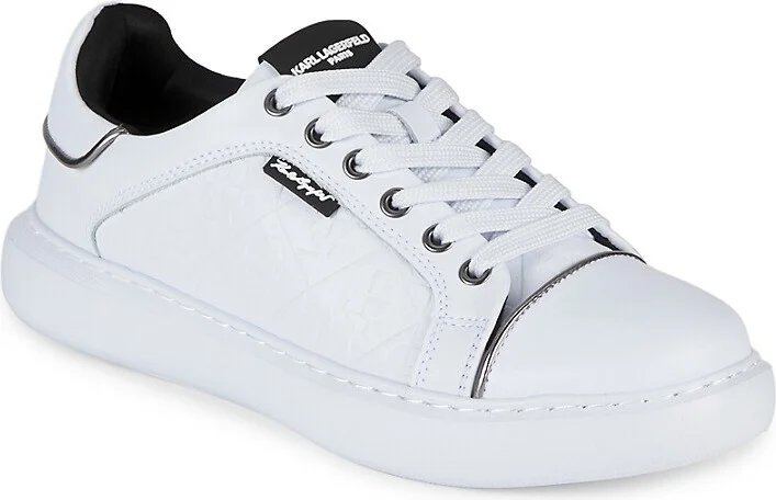 Logo Low Top Leather Sneakers - Image 2