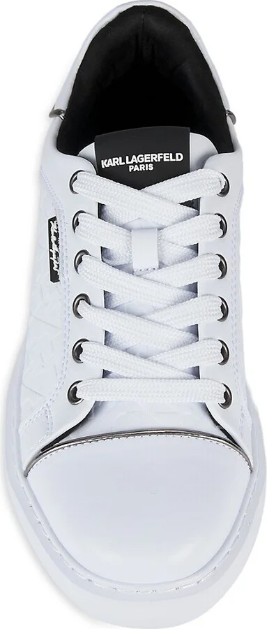 Logo Low Top Leather Sneakers - Image 5