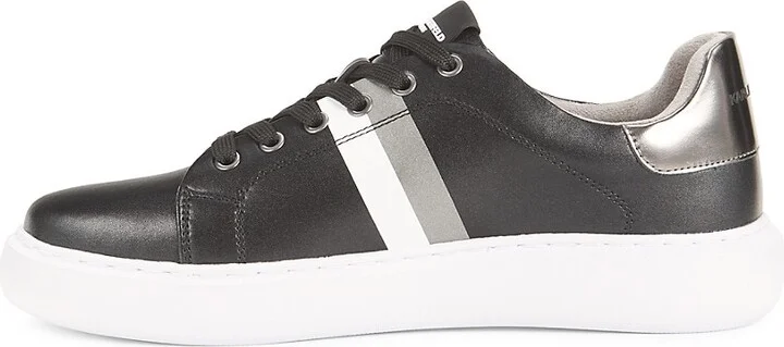 Logo Low-Top Leather Sneakers - Image 4