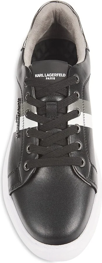 Logo Low-Top Leather Sneakers - Image 5