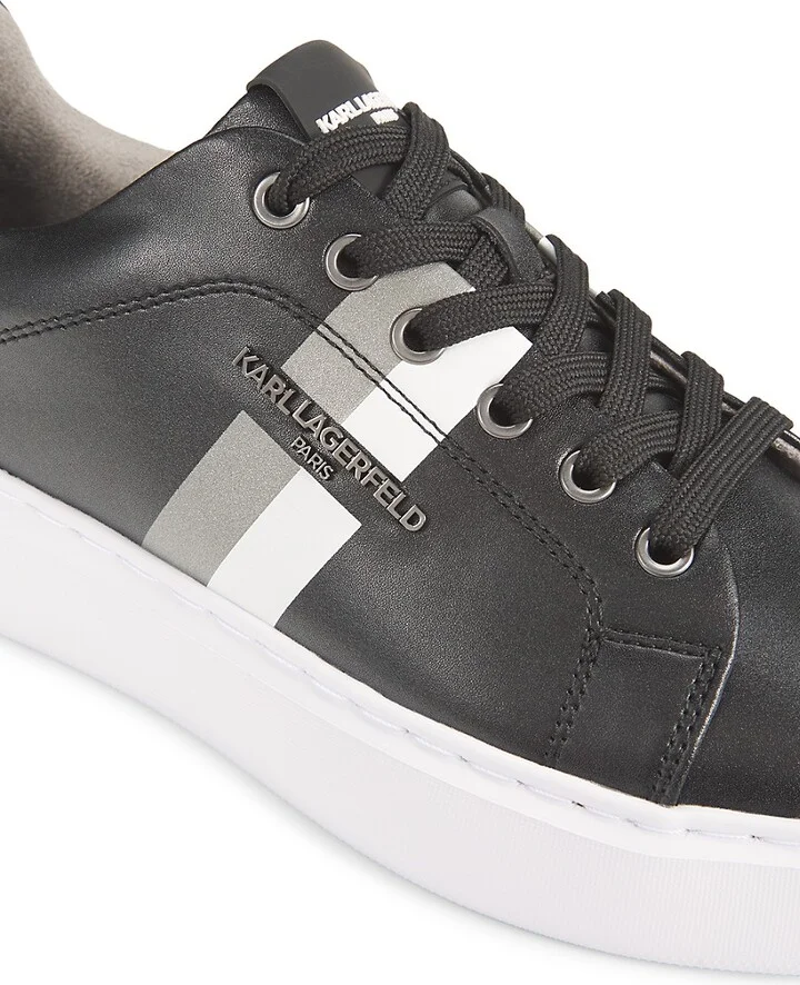Logo Low-Top Leather Sneakers - Image 6