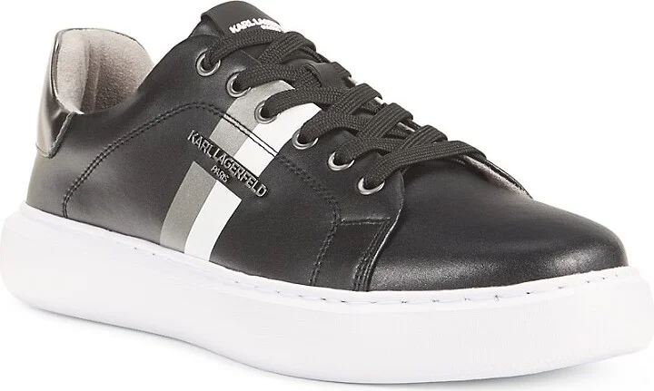Logo Low-Top Leather Sneakers - Image 2