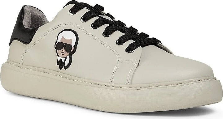 Logo Low-Top Leather Sneakers - Image 2