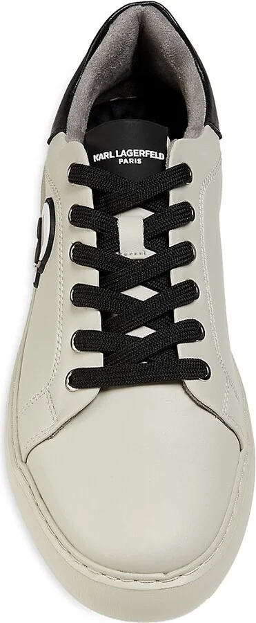 Logo Low-Top Leather Sneakers - Image 5