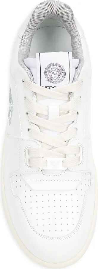 Logo Low Top Leather Sneakers - Image 5