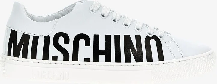 Logo Low-Top Leather Sneakers