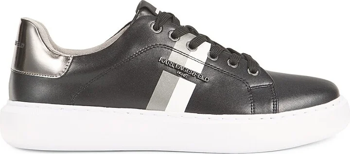 Logo Low-Top Leather Sneakers