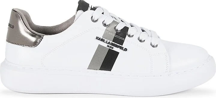 Logo Low-Top Leather Sneakers