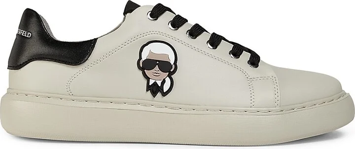 Logo Low-Top Leather Sneakers