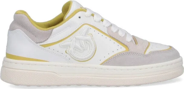 Logo Low-Top Sneakers - White/Nylon